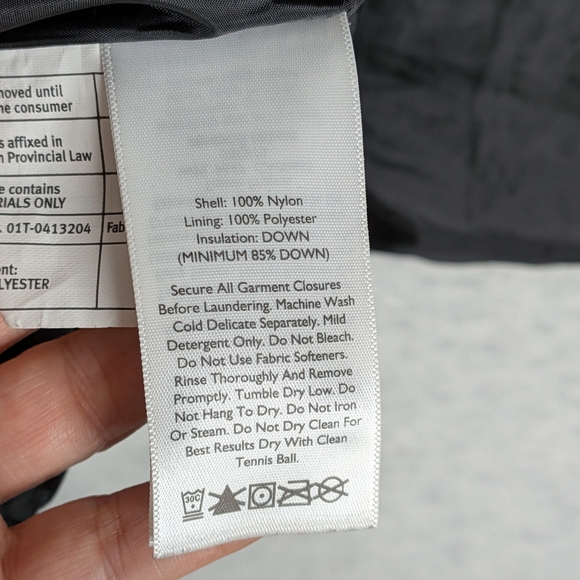 Eddie Bauer Men's EB700 Black Down Puffer Jacket Sz TL - Picture 12 of 14